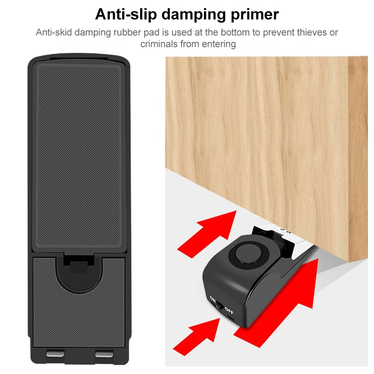 HH-MD001 Door Stop Wedge Alarm for Home and Travel HH-MD001 Door Stop Wedge Alarm for Home and Travel